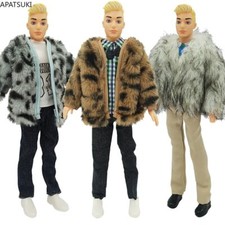Faux Fur 1/6 Doll Clothing For 12" Boy Doll Outfits Jacket Set 1/6 Kids Toys