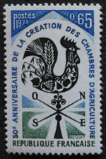 Timbre - FRANCE - Création des Chambres d'Agriculture - 1973 - Neuf ** - YT1778