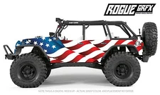Axial SCX10 Rubicon or CRC Edition Body Graphic Wrap Skin- Merica'