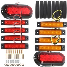 Waterproof Rear Upgrade Led Submersible Truck Boat Trailer Marker Tail Light Kit