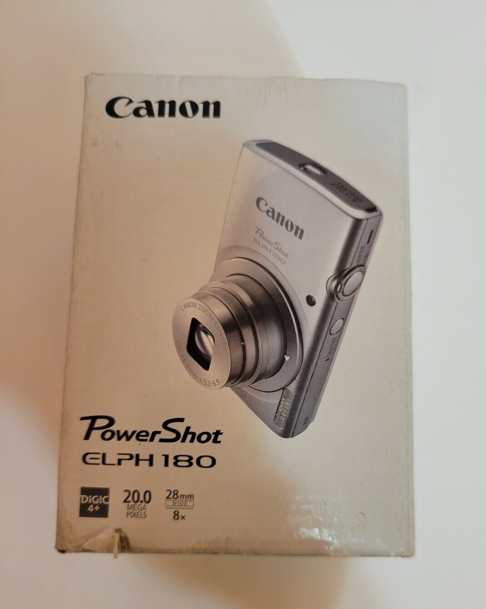 中古 Canon PowerShot ELPH 180 コンパクトデジタルカメラ Canon PowerShot ELPH 180 20MP 8x Optical Zoom Digicam Digital