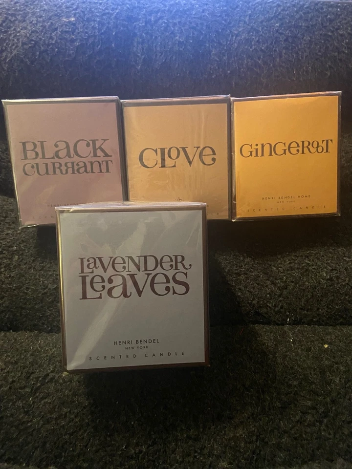 Henri Bendel White Barn Sealed Boxed 10 oz. Candle Very Rare Discontinued Scents - Image 3 of 3