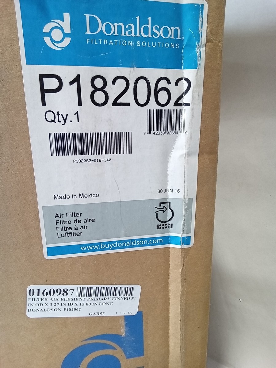 Donaldson, P182062, Air Filter, OEM, Sbwh-m1s4-bb.yy | eBay