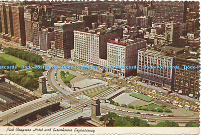 D151058 Michigan Ave. Eistenhower Expressway Kreuzung. Pick Congress Hotel i
