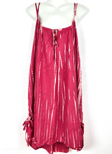 New Ladies Tie Dye Double Straps Dress Sundress Bohemian Peasant Plus Size DB