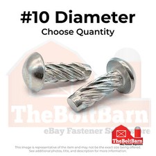 10 Metallic Round Head Type U Drive Screws Zinc Choose Length Qty 10 Metallic Round Head Type U Drive Screws Zinc Choose Length Qty