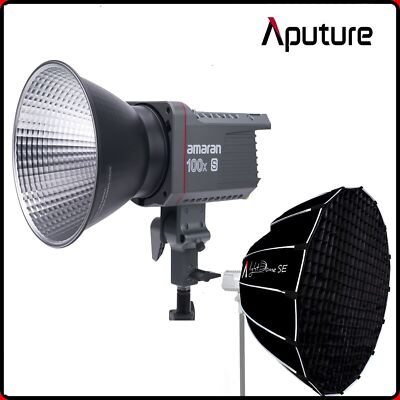 Aputure Amaran AL-100X S LED Videoleuchte Bowens 2700K-6500K + Light Dome SE