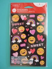Happy Faces, Hearts, Rainbows Sticker Pack (4) Sheets-Sealed American Greetings