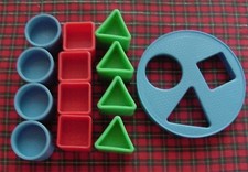 Fisher Price 1997 Baby's First Blocks Toddler Shape Sorter Toy Set Vintage 4