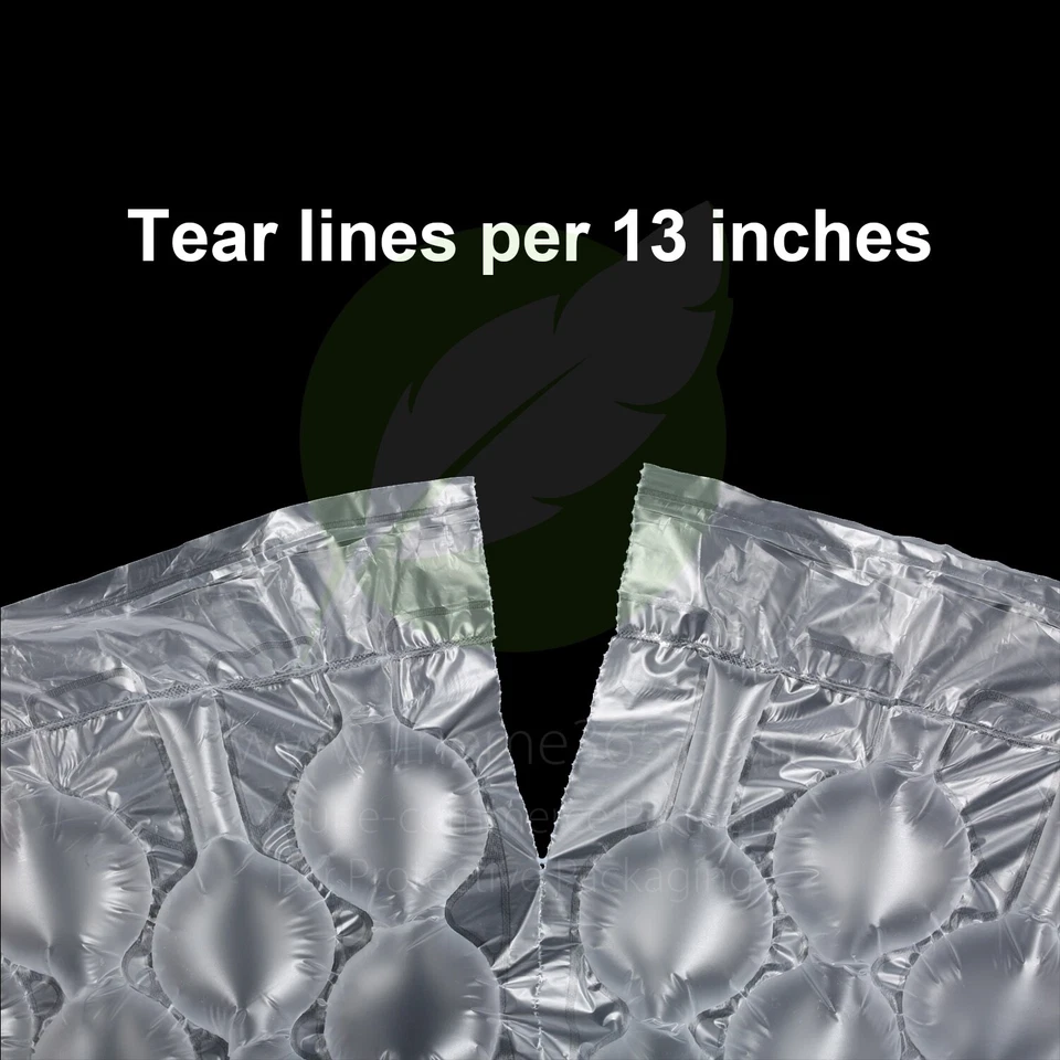 2 PACK 1000ft x16" Air Cushion Machine Film Bubble Pillow Packaging Padding Roll - Image 4 of 4