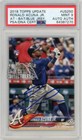 Ronald Acuna Jr 2018 Topps Update Autograph Rookie Card #US250 PSA 9 PSA/DNA