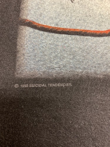 Vintage 1992 Suicidal Tendencies The Art of Rebellion Tour T-Shirt Mens Size M/L - Picture 7 of 12