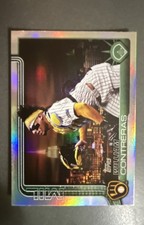 2025 Topps Series 2 - William Contreras #433 Big Apple Rainbow Foilboard