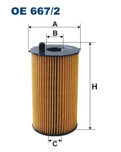Für FILTRON FILTRY OE 667/2 OIL FILTER - Bild 3