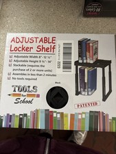 Dudley The Adjustable Locker Shelf Real Deal Blue School Locker Organizer New