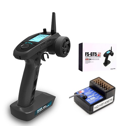 FS-GT5 6CH AFHDS RC Transmitter w/ FS-BS6 Receiver for RC Car Boat