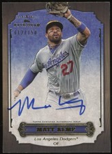 Autógrafos de jugador activo automático Topps Five Star 2012 Matt Kemp #FSA-MK/150 (AU)