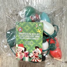 Disney Mickey & Minnie Animated Christmas Light Necklace &ndash; Plays Jingle Bells