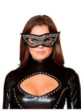 Rhinestone Cat Eye Mask
