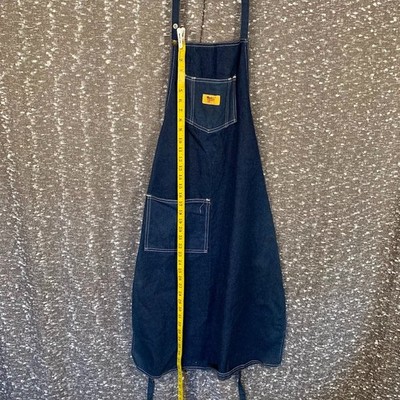 Vintage 70s/80s Work N Sport Blue Denim Apron w Pocket Workwear