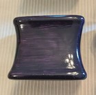 Purple Ceramic Napkin Holders Set of 8 Corona Plum Purple — photo 5