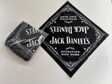 Lot of 25  JACK DANIELS Black Bandana JD Operation Ride Home - NEW