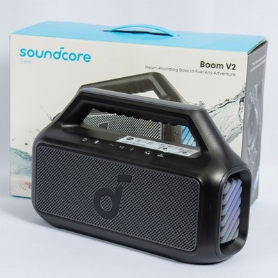 Anker Soundcore Boom V2 Waterproof Wireless Bluetooth Speaker Black [OpenBox]