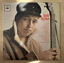 Bob Dylan Bob Dylan Debut LP 1964 UK Vinyl Record Mono Repress CBS