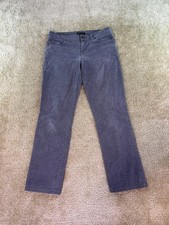 Tommy Hilfiger Women's Size 6 Corduroy Pants Gray Straight Leg D614