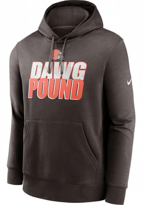 New Nike Cleveland Browns Mens Football Hooded Sweatshirt Size Large