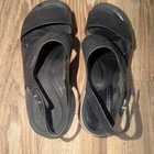 Crocs Women's LiteRide Brooklyn Low Wedge Platform Sandals Black W7 — photo 5