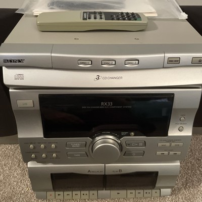 Sony RX33 3 Disc Mini Hi-Fi Component Stereo System w/Remote