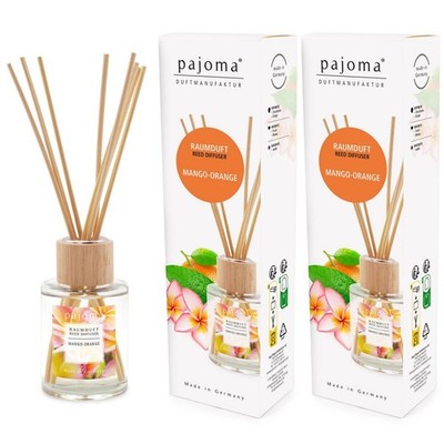 Raumduft Mango-Orange 2 x 100 ml Pajoma Raumduftdiffuser Lufterfrischer Set