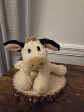 Vintage Gund Milkshake the Cow Plush stuffed 2532 white black spots 8"