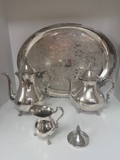 Set da tè placcato argento (manca zuccheriera)