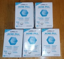 LOT OF 5 - Lomalux Acne Pill Expiration Date 9/24 Please Read Description