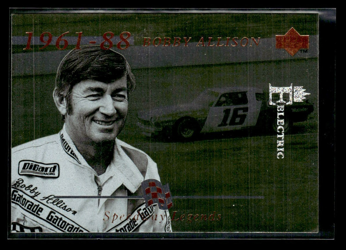 1995 Upper Deck Racing Bobby Allison Electic Diamond Foil Card #155