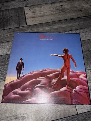 Rush - Hemispheres - 12  Vinyl Record LP - 1978 Mercury UK 1st Run Prog Rock VGC