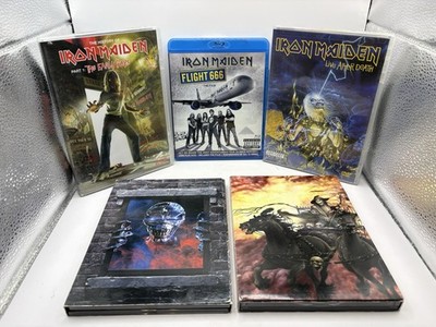 Iron Maiden DVD Lot Of 5 Flight 666 Live After Death Early Days Etc READ!