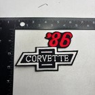 NOS c 2010s Made CHEVROLET CORVETTE 1986 Car Auto Patch 67WW — photo 1