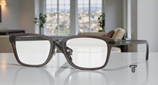 BURBERRY BE2437D 4112 Grey Demo Lens 53 mm Men's Eyeglasses