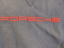 Vintage Porsche Design Drivers Selection Blue Crewneck Sweatshirt Men's XL