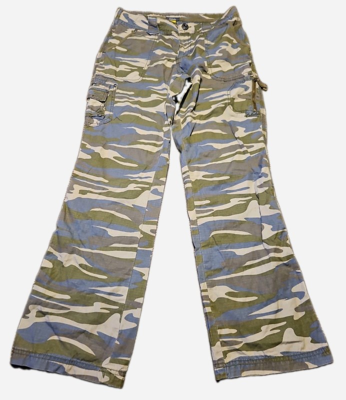 Cabelas Camouflage Cargo Utility Pants Size 6 Bayou Apsen Urban Camo 