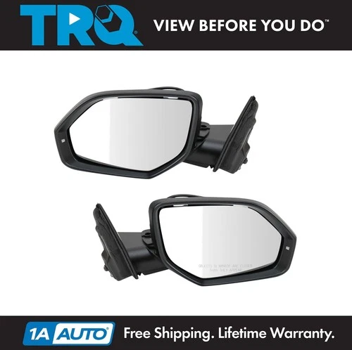TRQ Mirror Set Fits 2018 Volkswagen Atlas