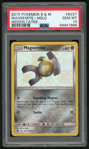 Magnemite graded PSA 10 for sale on eBay