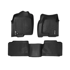 SMARTLINER Floor Mats 2 Row Liner Set for 1999-2006 Chevrolet Silverado 1500