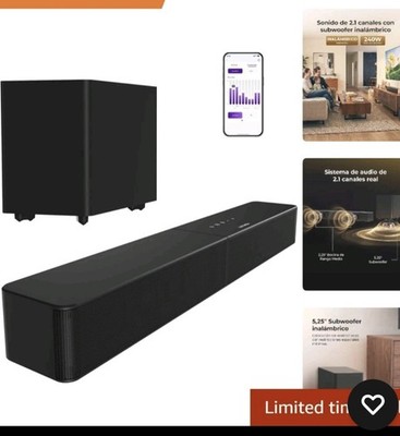 Poseidon M30 Sound Bar with App Control - 240W, Adjustable Bass & Bluetooth 6.0