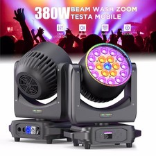 19X20W LED Zoom Testa Mobile Luce Palco RGBW DMX Fascio Wash Illuminazione DJ A7
