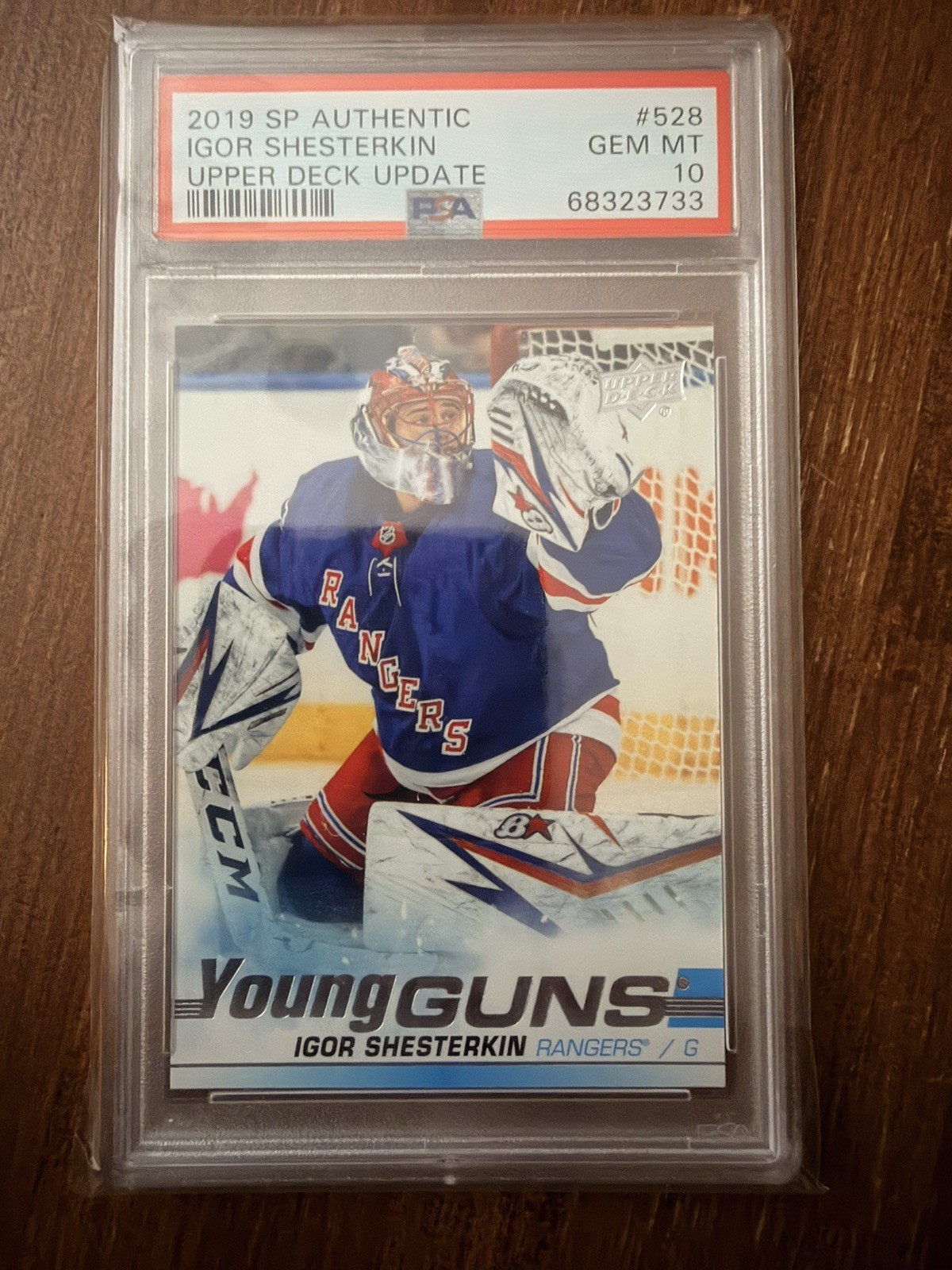 2019-20 Upper Deck Young Guns RC Rookie #528 Igor Shesterkin PSA 10 GEM MT