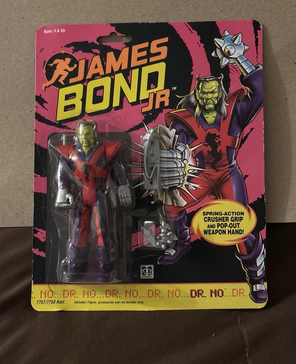 Hasbro James Bond Jr Dr. No w/Spring Action Crusher Grip Figure